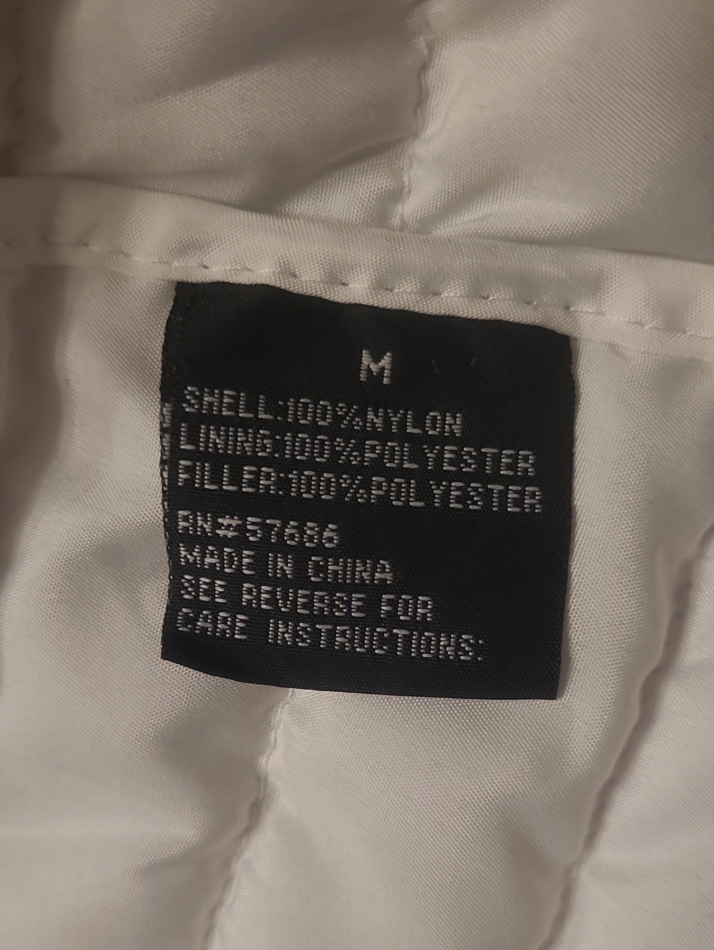 ME JANE White Puffer Jacket. M.  NWT! - Picture 5 of 5